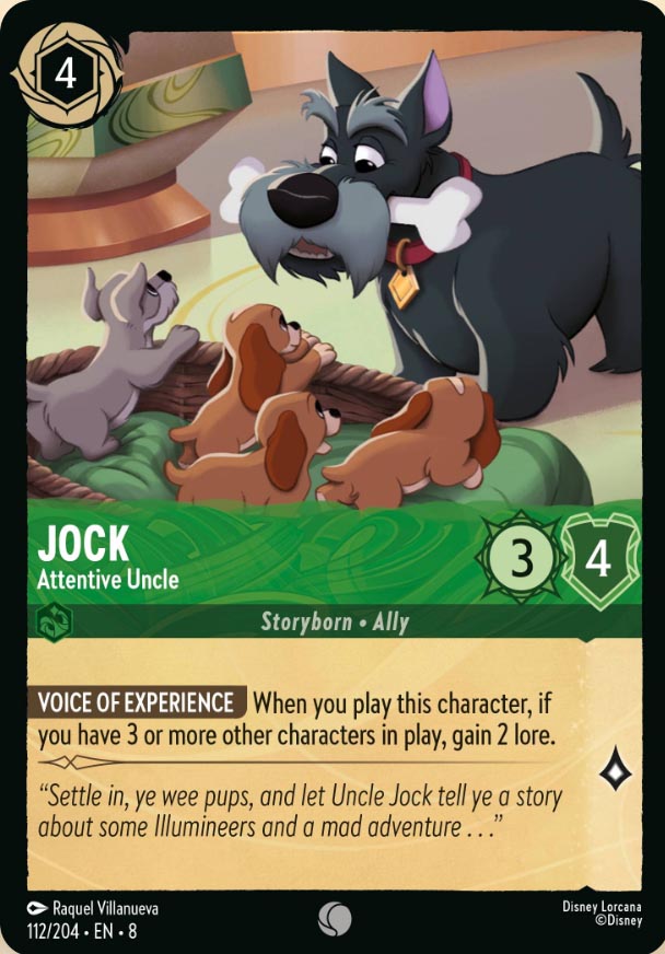 Disney Lorcana TCG: Jock, Attentive Uncle