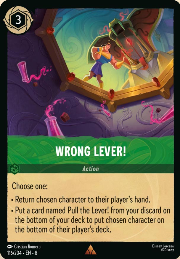Disney Lorcana TCG: Wrong Lever!