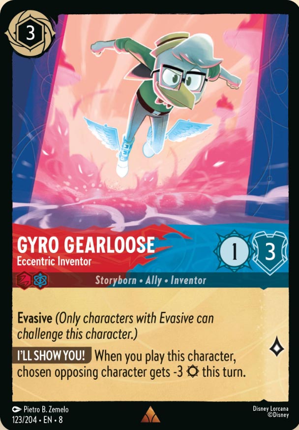 Disney Lorcana TCG: Gyro, Gearloose, Eccentric Inventor