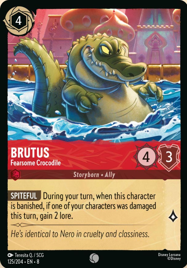 Disney Lorcana TCG: Brutus, Fearsome Crocodile