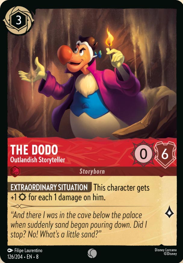 Disney Lorcana TCG: The Dodo, Outlandish Storyteller