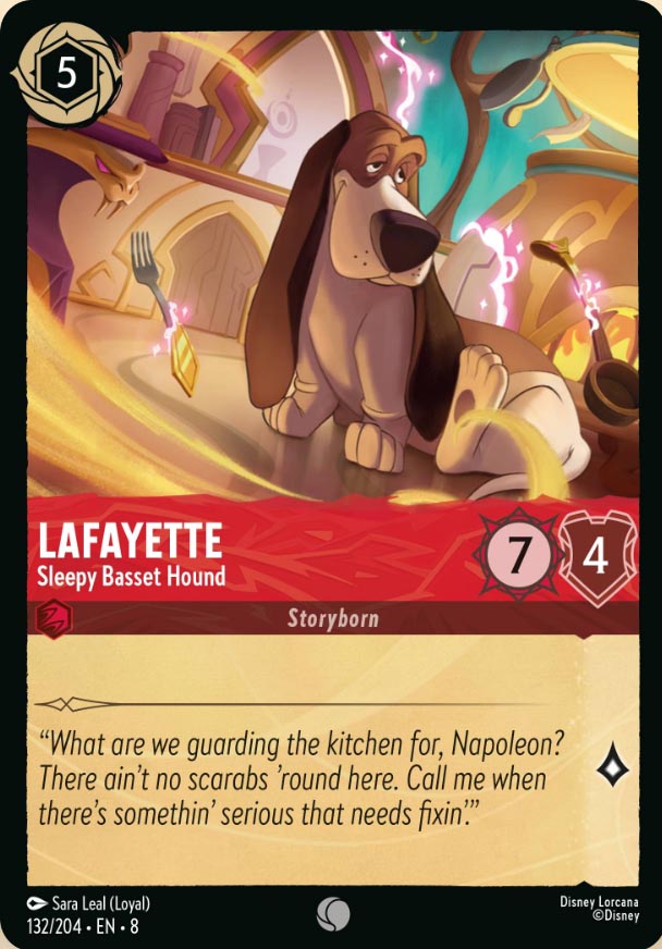 Disney Lorcana TCG: Lafayette, Sleep Basset Hound