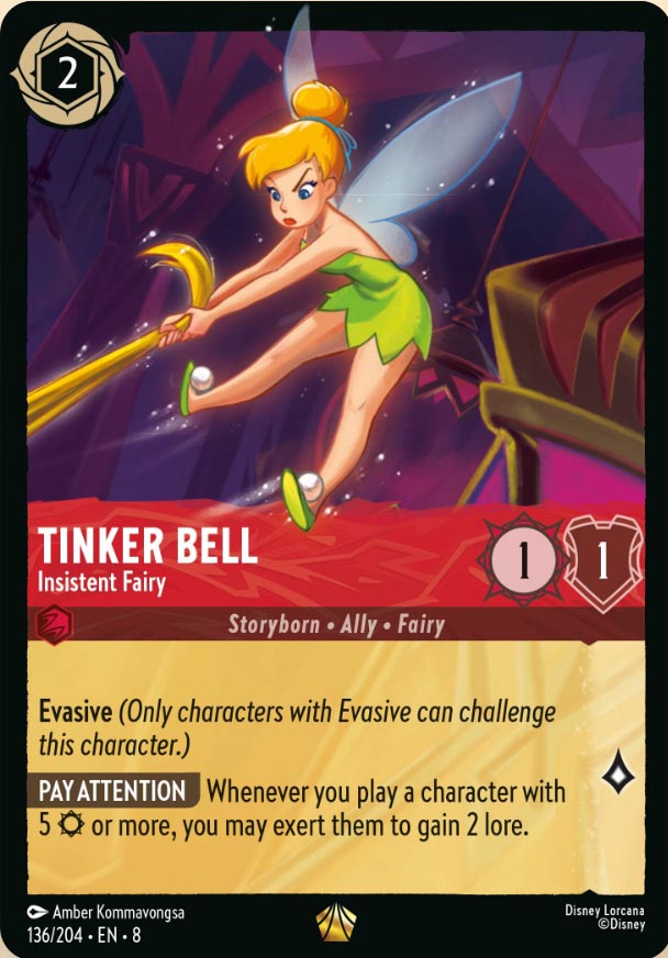 Disney Lorcana TCG: Tinker Bell, Insistent Fairy