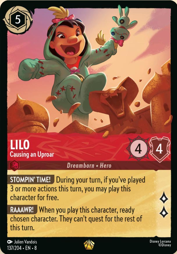 Disney Lorcana TCG: Lilo, Causing an Uproar
