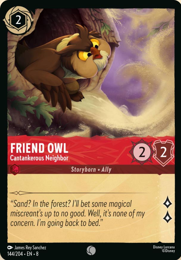 Disney Lorcana TCG: Friend Owl, Cantankerous Neighbor