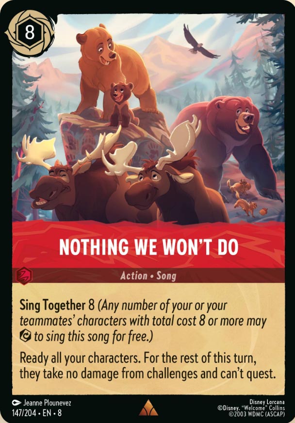 Disney Lorcana TCG: Nothing We Won't Do