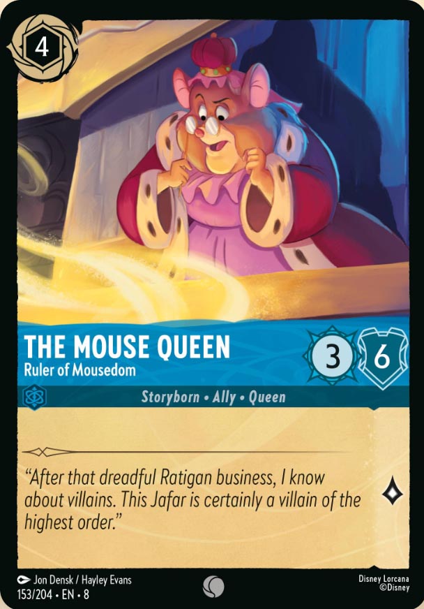 Disney Lorcana TCG: The Mouse Queen. Ruler of Mousedom