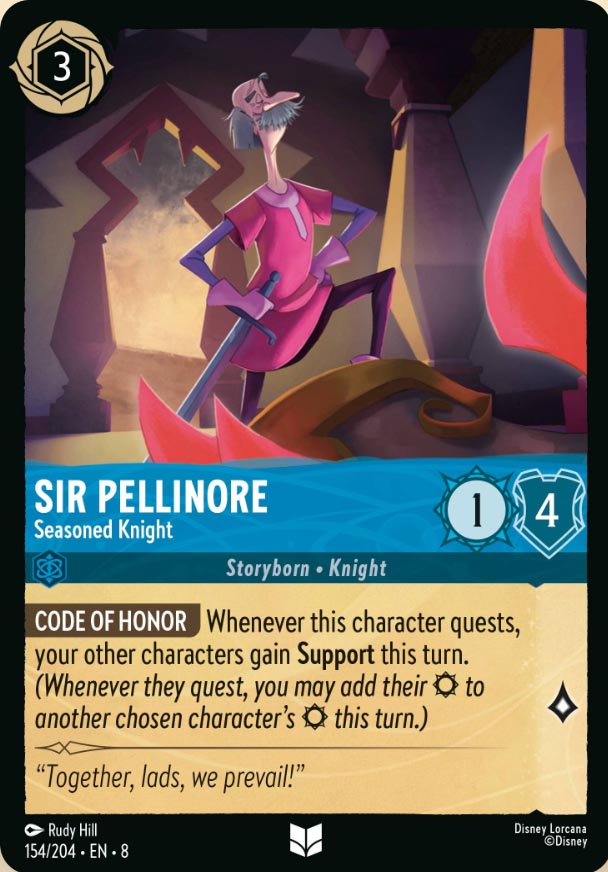 Disney Lorcana TCG: Sir Pellinore, Seasoned Knight