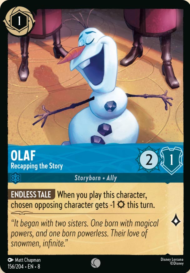 Disney Lorcana TCG: Olaf, Recapping the Story