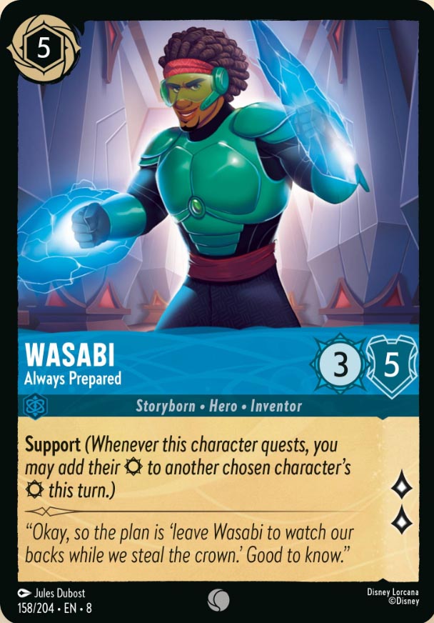 Disney Lorcana TCG: Wasabi, Always Prepared