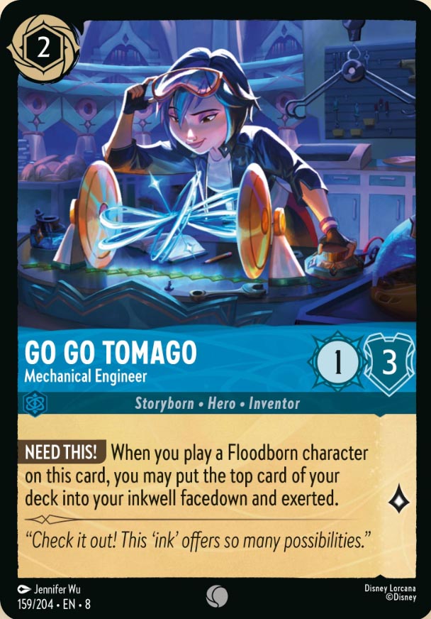 Disney Lorcana TCG: Go GO Tomago, Mechanical Engineer