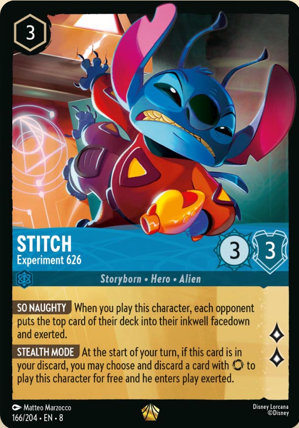 Disney Lorcana TCG: Stitch, Experiment 626