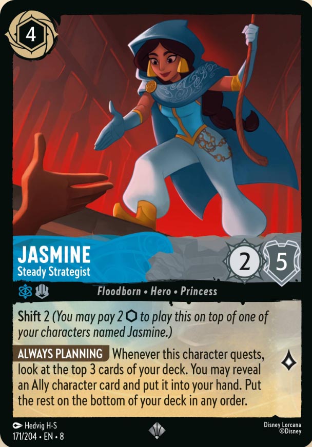 Disney Lorcana TCG: Jasmine, Steady Strategist