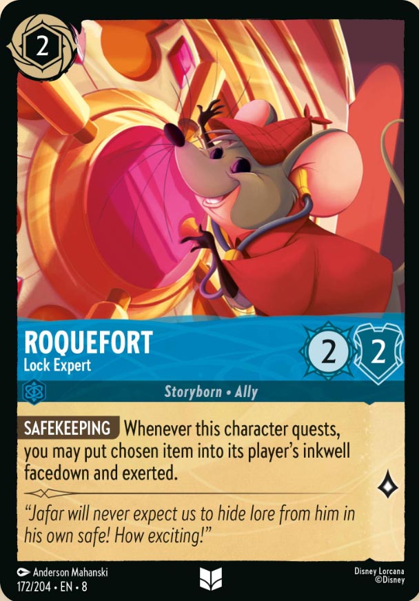 Disney Lorcana TCG: Roquefort, Lock Expert