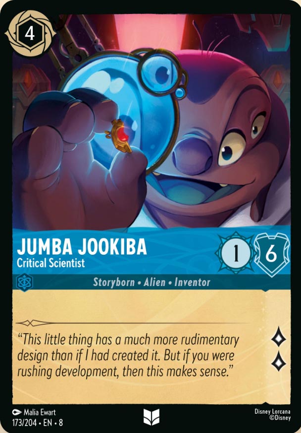 Disney Lorcana TCG: Jumba Jookiba, Critical Scientist