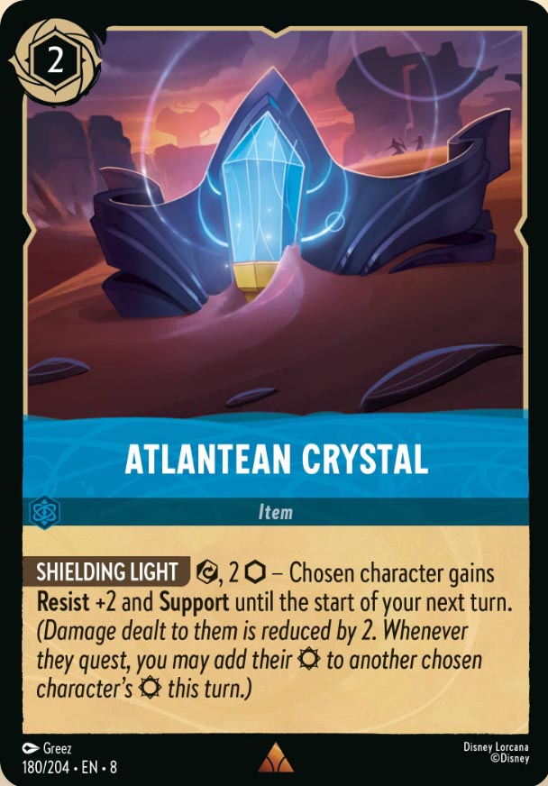 Disney Lorcana TCG: Atlantean Crystal