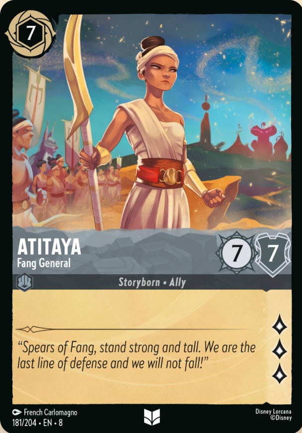 Disney Lorcana TCG: Atitaya, Fang General