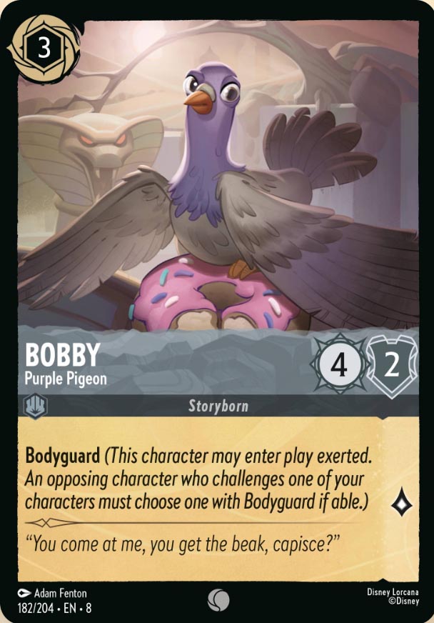 Disney Lorcana TCG: Bobby, Purple Pigeon
