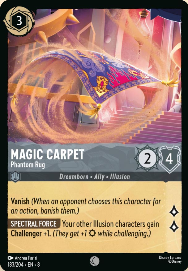 Disney Lorcana TCG: Magic Carpet, Phantom Rug