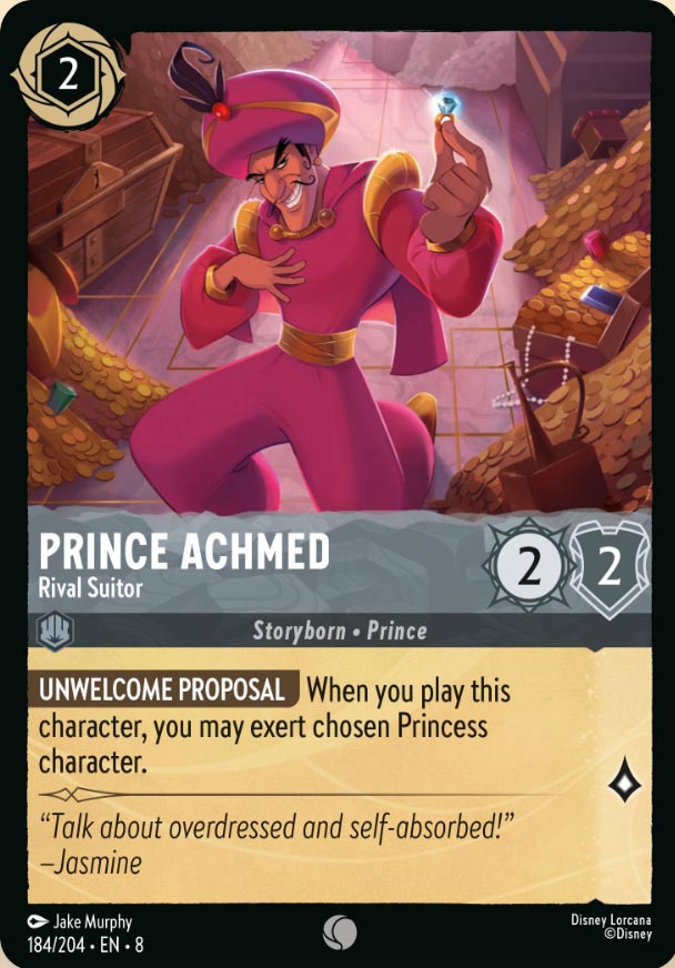 Disney Lorcana TCG: Prince Achmed, Rival Suitor