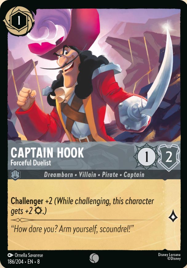 Disney Lorcana TCG: Captain Hook, Forceful Duelist