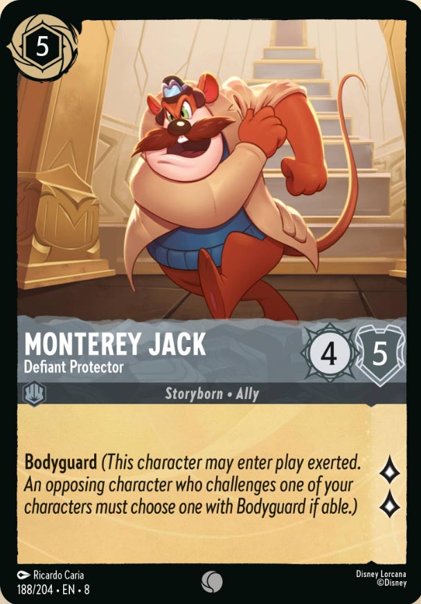 Disney Lorcana TCG: Monterey Jack, Defiant Protector