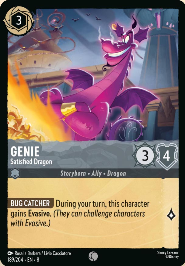 Disney Lorcana TCG: Genie, Satisfied Dragon