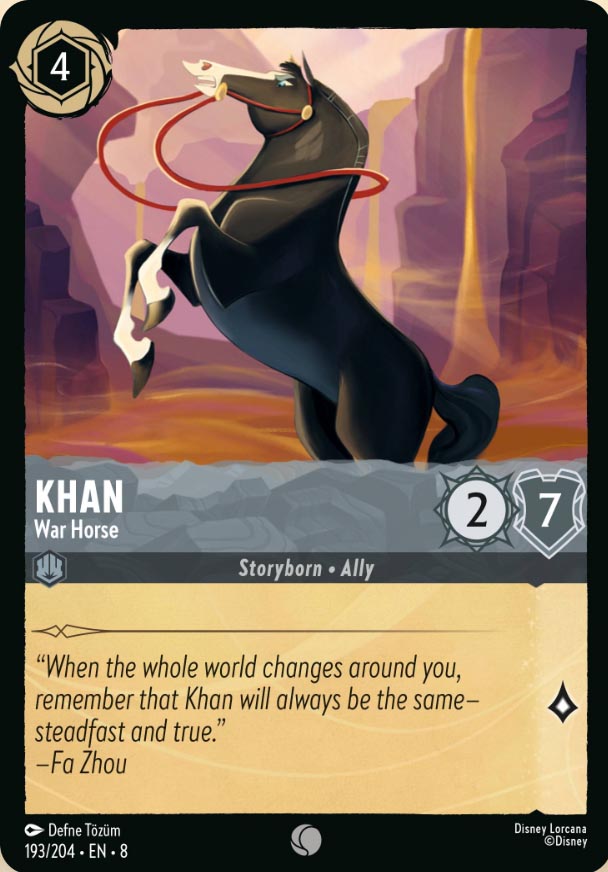 Disney Lorcana TCG: Khan, War Horse