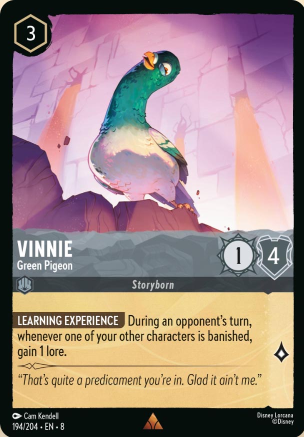 Disney Lorcana TCG: Vinnie, Green Pigeon