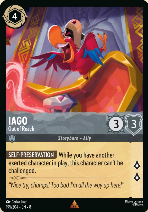 Disney Lorcana TCG: Iago, Out of Reach