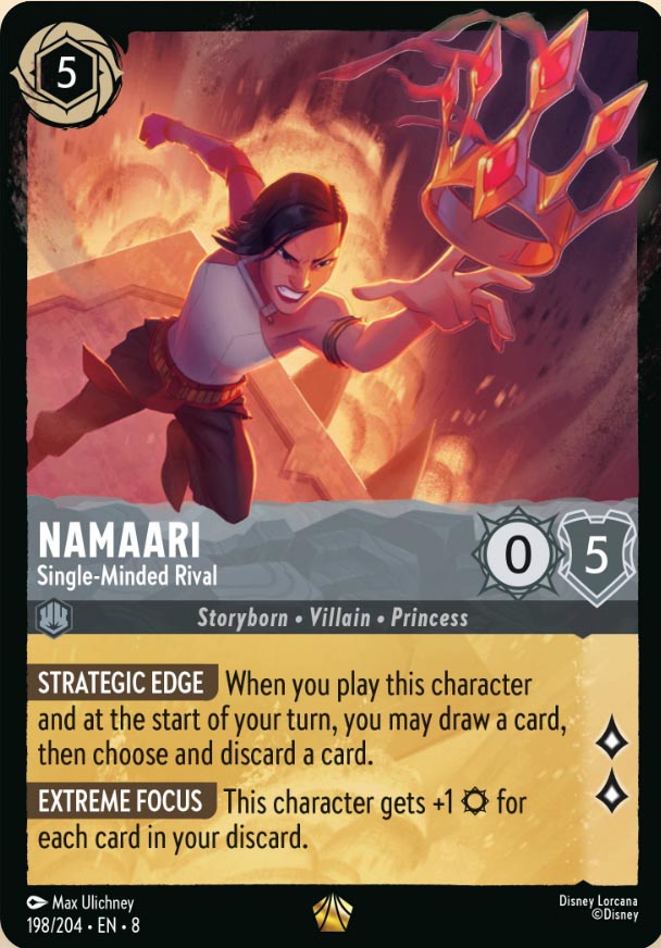 Disney Lorcana TCG: Namaari, Single-Minded Rival