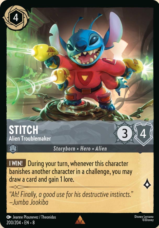 Disney Lorcana TCG: Stitch, Alien Troublemaker