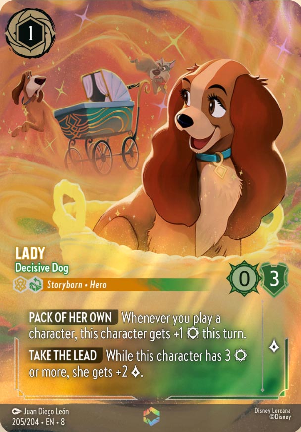 Disney Lorcana TCG: Lady, Decisive Dog