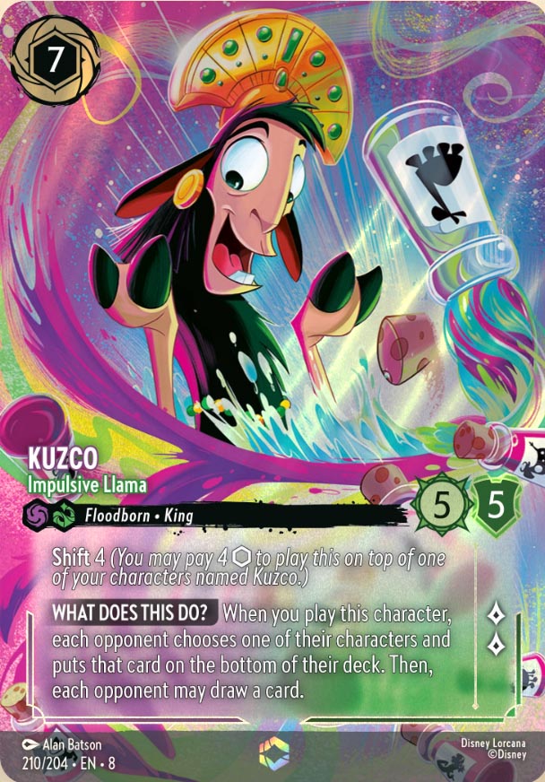 Disney Lorcana TCG: Kuzco, Impulsive Llama