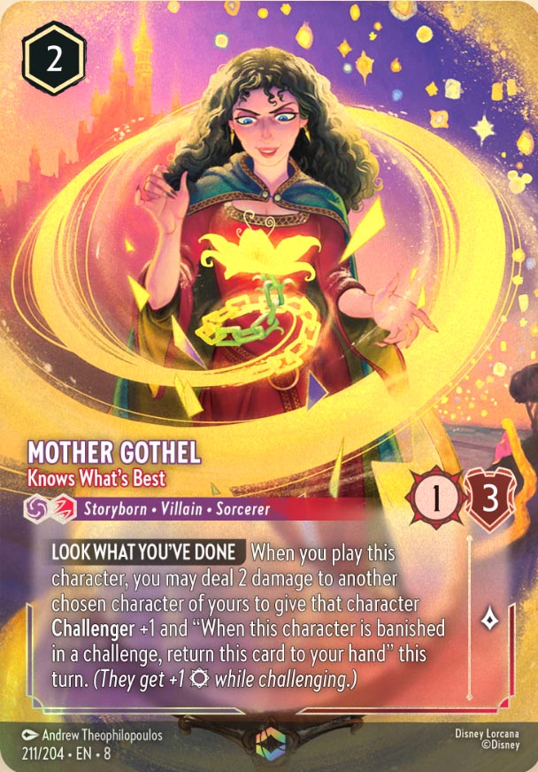 Disney Lorcana TCG: Mother Gothel, Knows What's Best