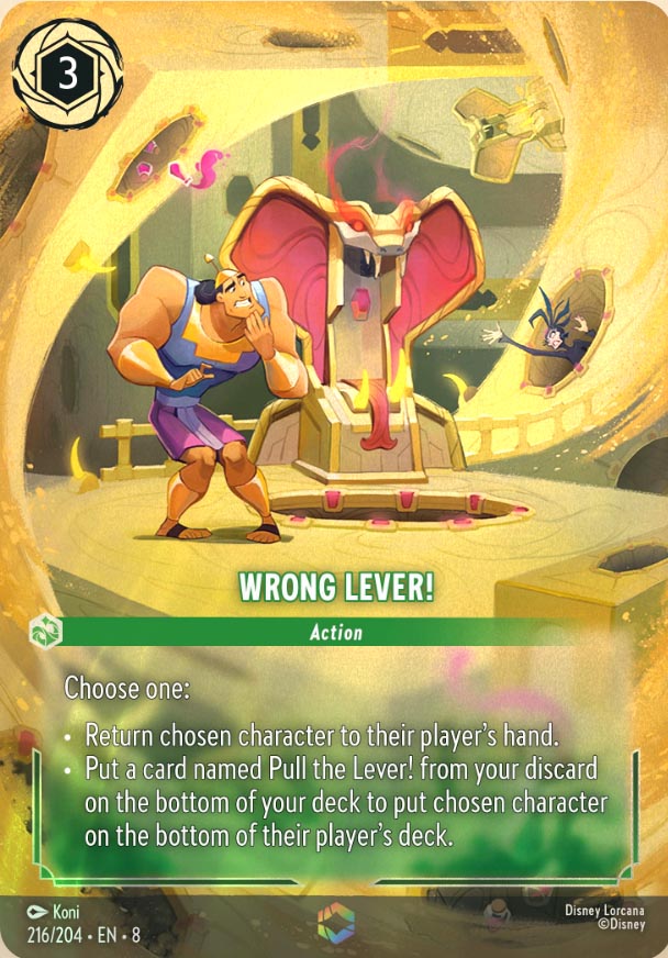 Disney Lorcana TCG: Wrong Lever!