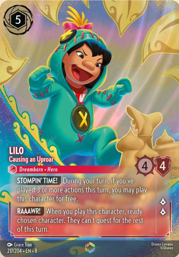 Disney Lorcana TCG: Lilo, Causing an Uproar
