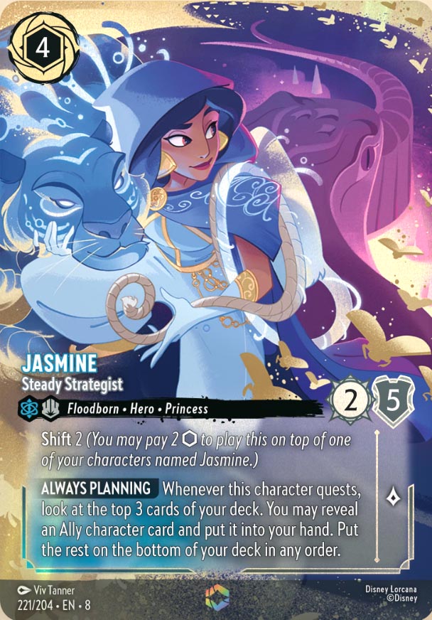 Disney Lorcana TCG: Jasmine, Steady Strategist