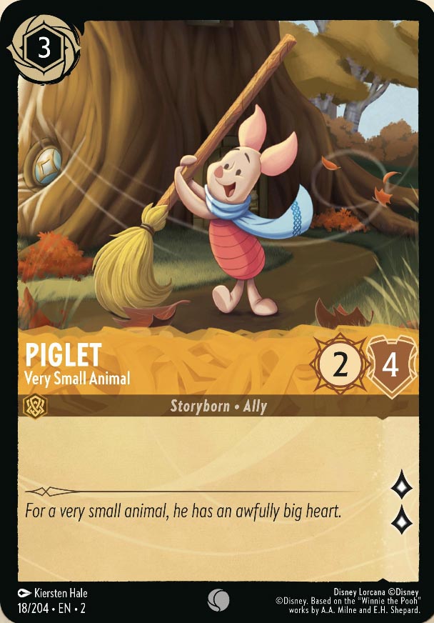 Disney Lorcana TCG: Piglet, Very Small Animal