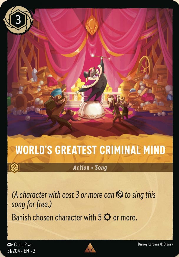 Disney Lorcana TCG: World's Greatest Criminal Mind