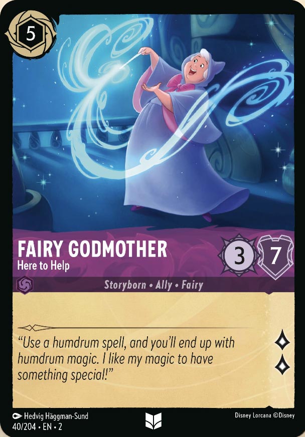 Disney Lorcana TCG: Fairy Godmother, Here to Help