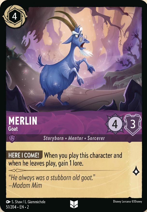 Disney Lorcana TCG: Merlin, Goat