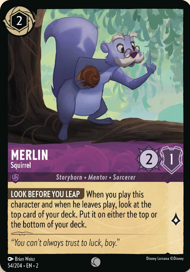 Disney Lorcana TCG: Merlin, Squirrel