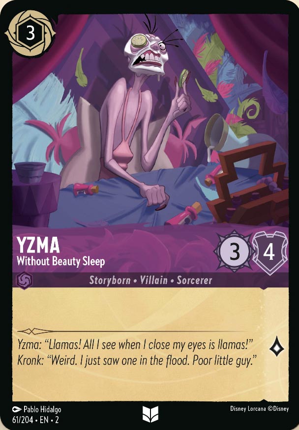Disney Lorcana TCG: Yzma, Without Beauty Sleep