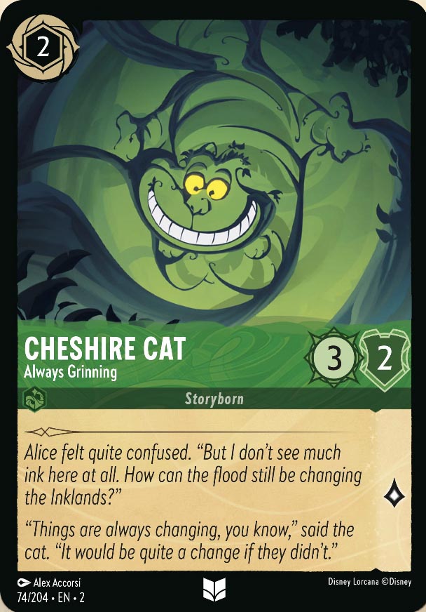 Disney Lorcana TCG: Cheshire Cat, Always Grinning