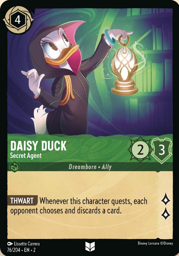 Disney Lorcana TCG: Daisy Duck, Secret Agent