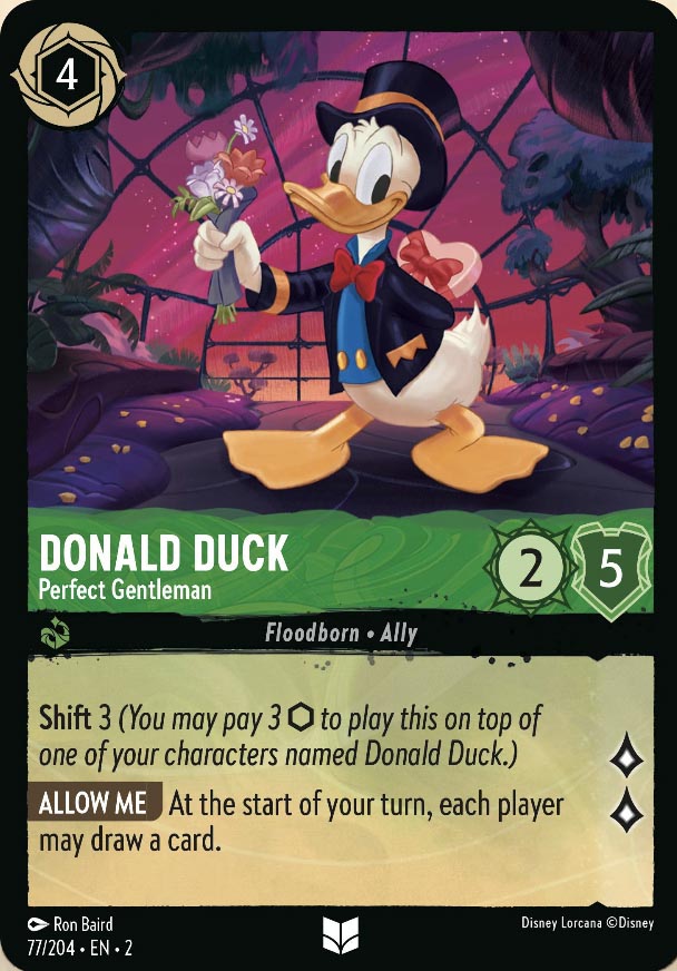 Disney Lorcana TCG: Donald Duck, Perfect Gentleman