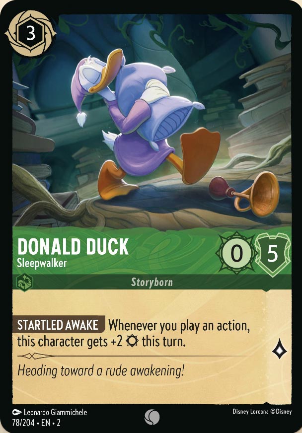 Disney Lorcana TCG: Donald Duck, Sleepwalker