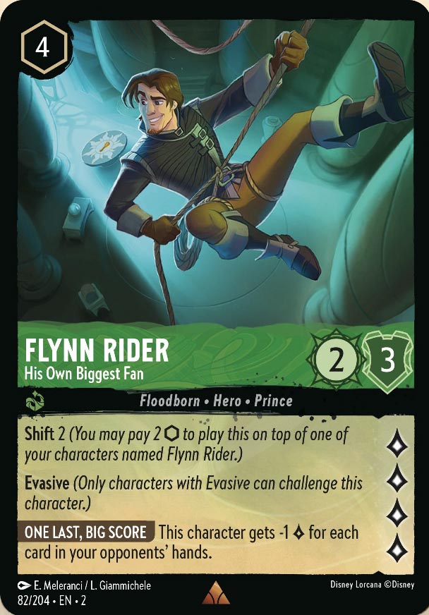 Disney Lorcana TCG: Flynn Rider, His Own Biggest Fan