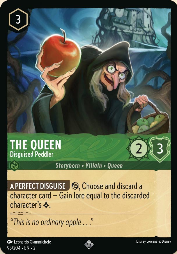 Disney Lorcana TCG: The Queen, Disguised Peddler
